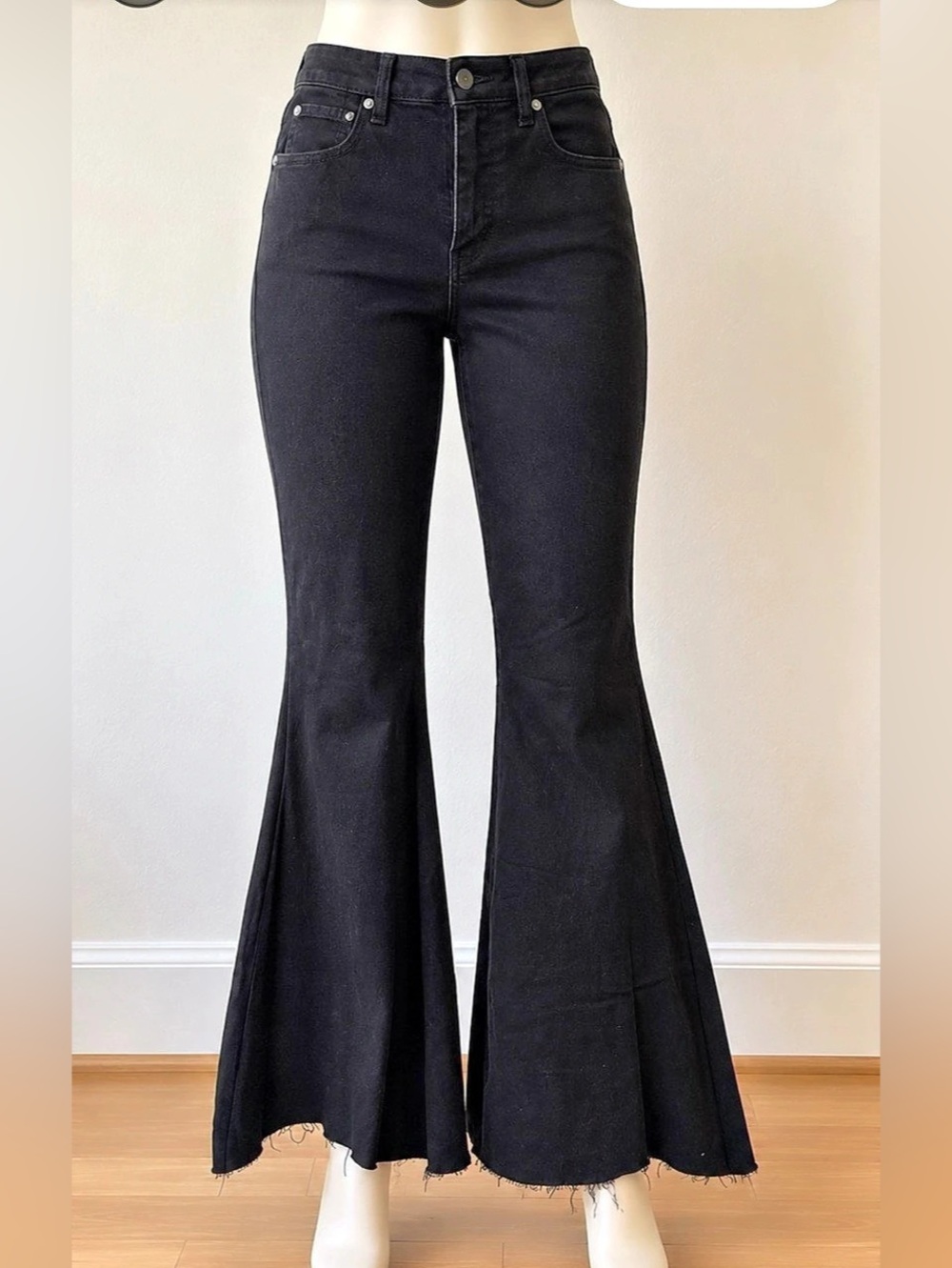 We The Free Black Flare Jeans Waist 31